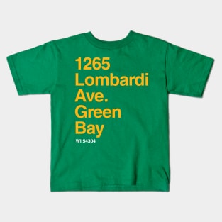 Green Bay Packers Football Stadium Kids T-Shirt